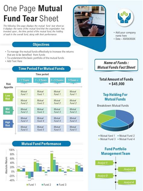 Tear sheet template content