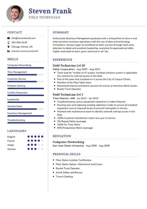 Tech Resume Template 3