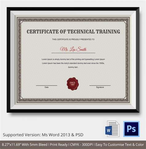 Technical Training Template