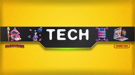 Technology Channel Banner Template