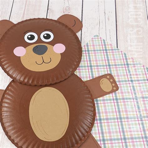 Teddy Bear Craft Template