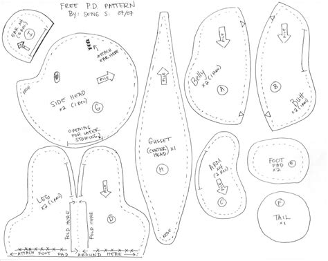 Teddy Bear Pattern 5