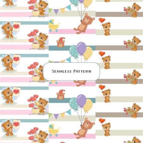 Teddy bear patterns collection