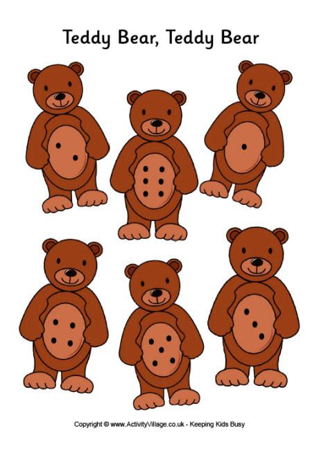 Teddy Bear Printable Game