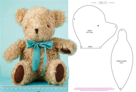 Teddy bear sewing patterns for free