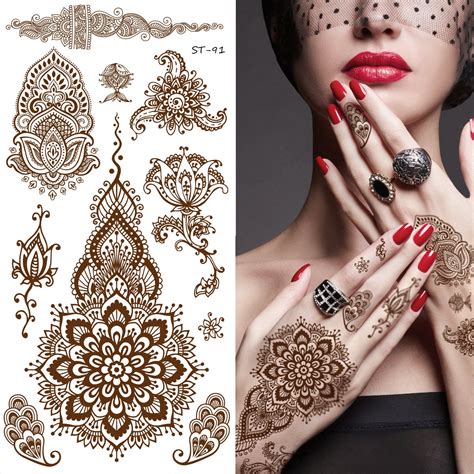 Temp Henna Tattoo Designs Cultural Inspired