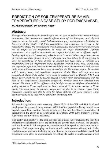 Case studies of temperature conversion