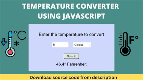 Temperature conversion website