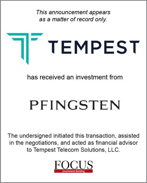 Tempest Investment