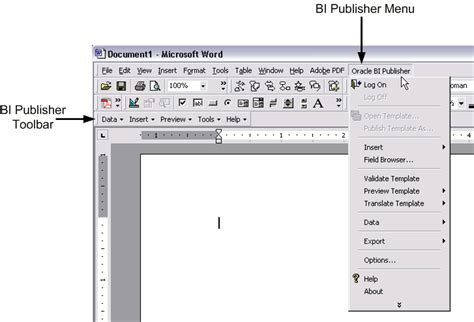 Template Builder in Word