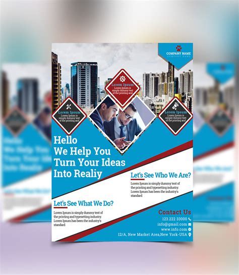 Template Flyer PSD Free Download