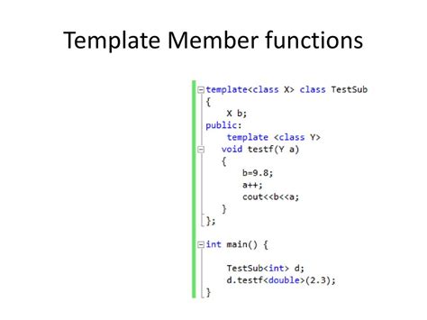 Template Member Functions Best Practices