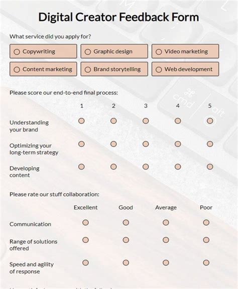 Template with Real-Time Feedback