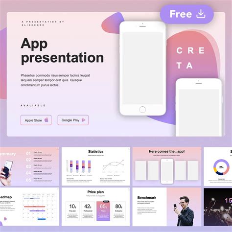 Benefits of using templates for app design presentations