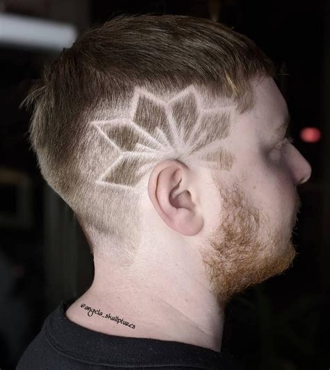 Temporary hair tattoo designs for men