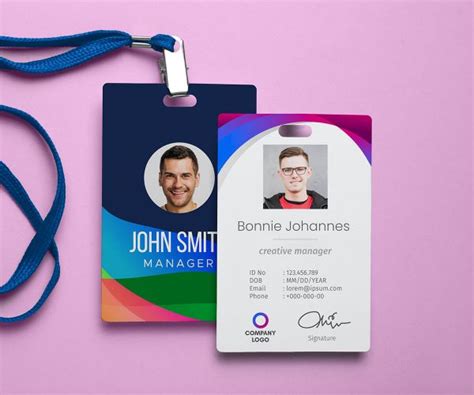 Temporary ID Badge Design