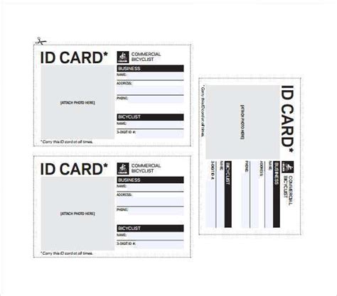 Temporary ID Template PDF