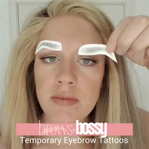 Temporary Tattoo Eyebrows for Those Who Want to Save Time on Their Brow Routine