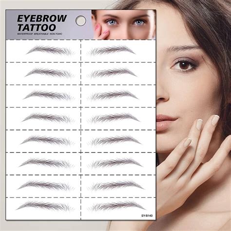 Temporary Tattoo Eyebrows for Those Who Want to Try a New Beauty Trend