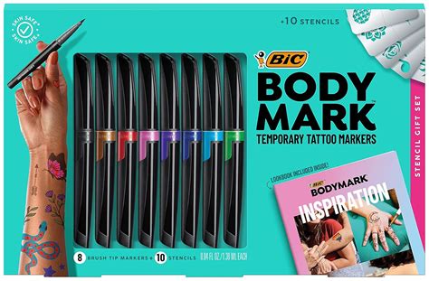 Temporary tattoo marker pattern inspiration