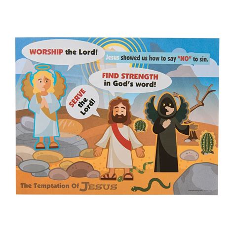 Temptation of Jesus Crafts for Kids