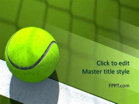 Tennis PowerPoint template