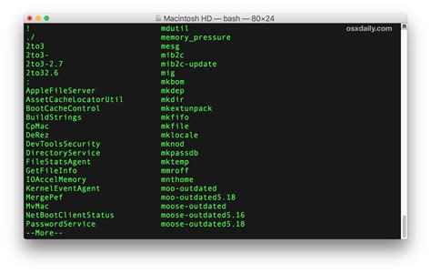 Using Terminal Commands on Mac