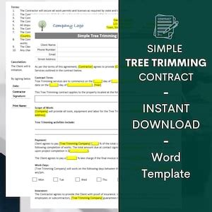 Terms and Conditions Tree Removal