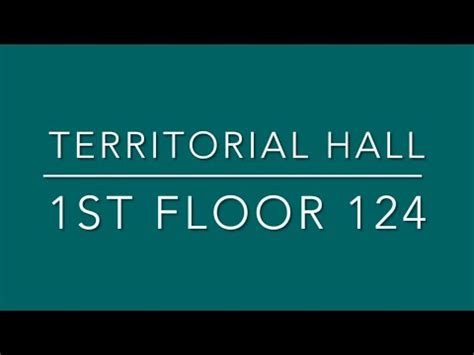 Territorial Hall Tour