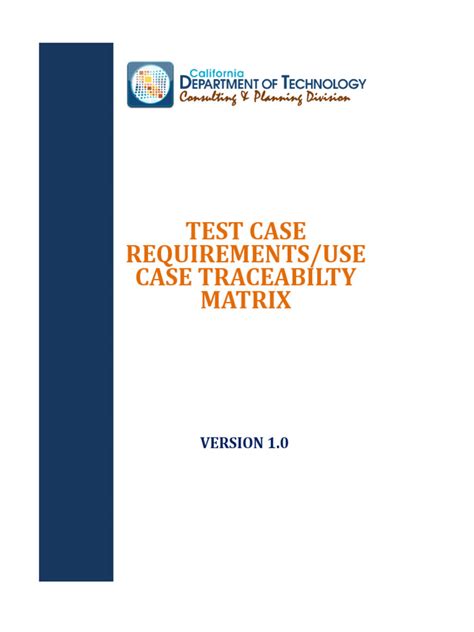 Test Case Traceability Matrix