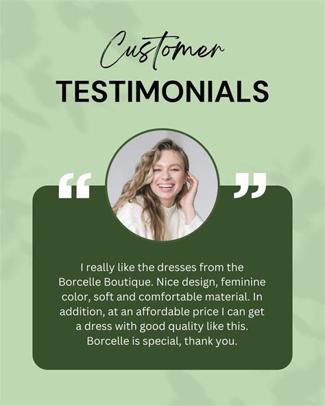 Testimonial template for educational content creators