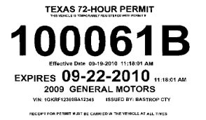 Texas 144-hour permit eligibility