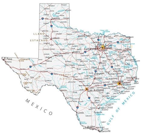 Texas City Map