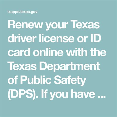 Texas DPS License Renewal Locations