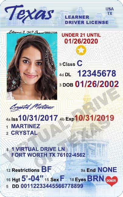 Texas Driver License Learner's Permit