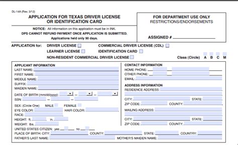 Documents Required for Texas Driver's License Renewal