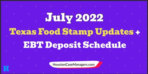 Texas Food Stamp Update