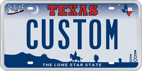 Texas License Plate Templates