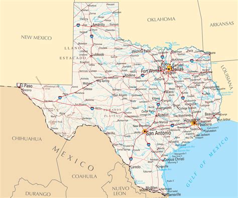 Texas Map Official Website