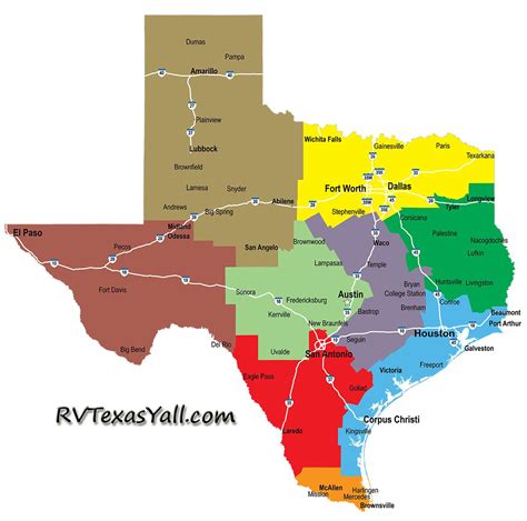 Texas Regional Map