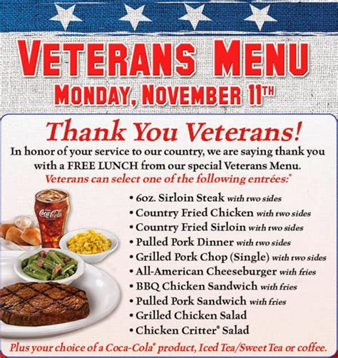 Texas Roadhouse Veterans Day