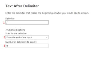 Text After Delimiter