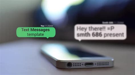 Text Message After Effects Template