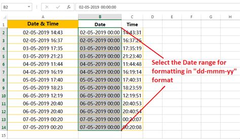 Text to Columns Date Time Conversion