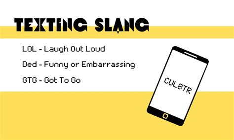 Texting slang dictionary definition