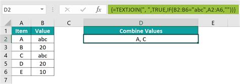 Using the COLUMN function to combine entire columns