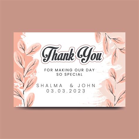 Thank You Card Design 2