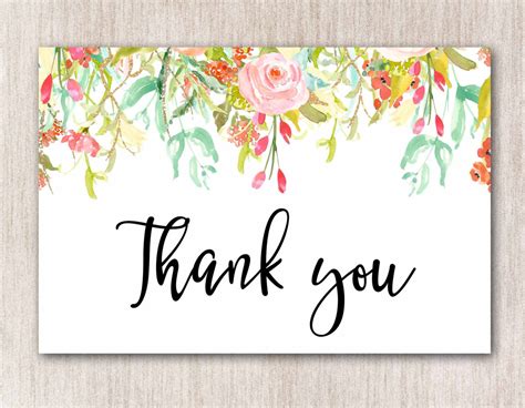 Thank You Card Design 6