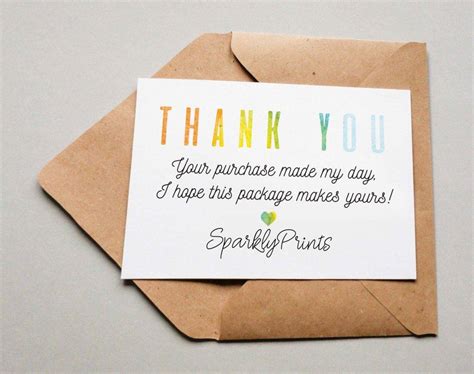 Thank-You Card Examples