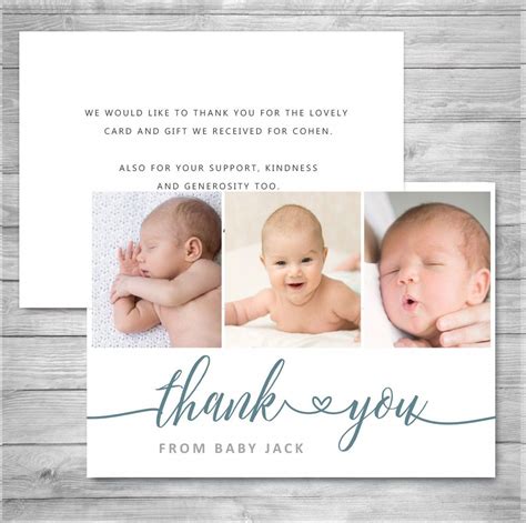 Thank you card ideas for baby showers